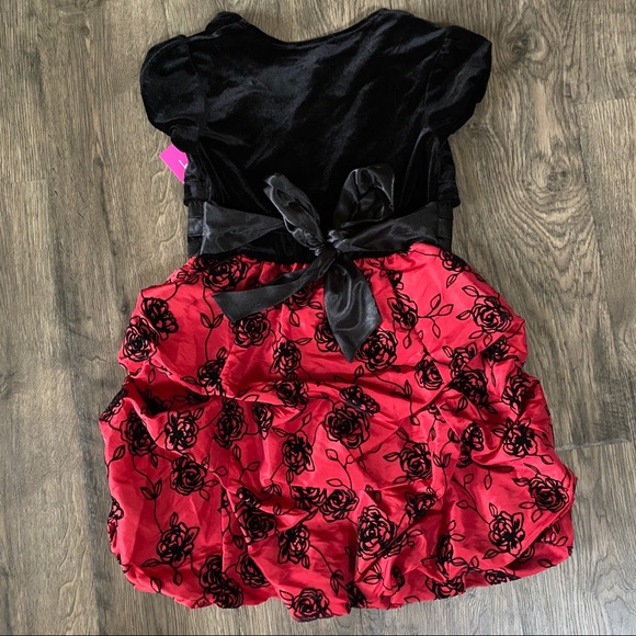 NWT By and By Girl red rose party dress - Picture 5 of 6